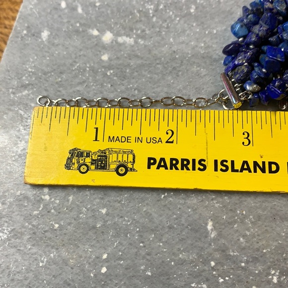 Sterling Ross & Simons Lapis Torsade Necklace - Picture 16 of 17